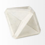 69225 - Sophia 5.5 L x 5.5 W x 8.5 H White Marble Decor Stand