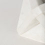 69225 - Sophia 5.5 L x 5.5 W x 8.5 H White Marble Decor Stand