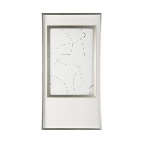 14039 - Geometry Experiment II by Studio M a handmade Original Framed Artwork under Glass