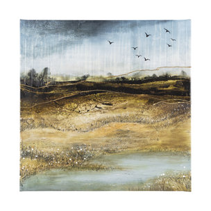 Daily Fly Over by Julie Devine a Canvas Print