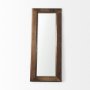 69560 - Gerome 31.0L x 5.0W x 86.0H  Brown Wooden Floor Mirror
