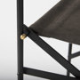 69629 - Direttore 19.3L x 19.3W x 40.2H Brown/Gray Suede W/ Metal Frame Counter Stool