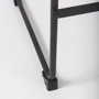 69629 - Direttore 19.3L x 19.3W x 40.2H Brown/Gray Suede W/ Metal Frame Counter Stool