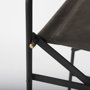 69630 - Direttore 19.3L x 19.3W x 44.1H Brown/Gray Suede W/ Metal Frame Bar Stool