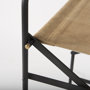 69634 - Direttore 44.1H Brown Leather Seat W/Black Iron Frame Bar Stool