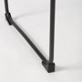 69634 - Direttore 44.1H Brown Leather Seat W/Black Iron Frame Bar Stool