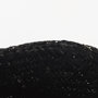 69581 - Ella (Set of 3) Black Seagrass Basket W/ Light Brown Handles 