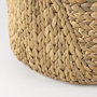 69582 - Sivan 19.7L x 19.7W x 23.6H (Set of 3) Light Brown Water Hyacinth Round Basket W/ Handles