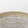 69583 - Triopas 15.7L x 15.7W x 13.4H (Set of 3) Medium Brown Seagrass Round Basket W/ Handles 
