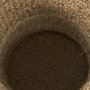 69584 - Morocco (Set of 3) Brown Two Tone Water Hyacinth and Cornhusk Round Basket W/ Handles 