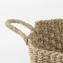 69588 - Emra (Set of 3) Light Brown Seagrass Rectangular Basket W/ Handles