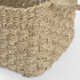69588 - Emra (Set of 3) Light Brown Seagrass Rectangular Basket W/ Handles