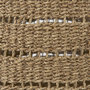69589 - Hayes 17.7L x 17.7W x 11.8H (Set of 2) Medium Brown Seagrass Round Basket with Stripe Pattern 