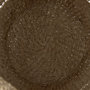 69589 - Hayes 17.7L x 17.7W x 11.8H (Set of 2) Medium Brown Seagrass Round Basket with Stripe Pattern 