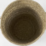 69596 - Bradley (Set of 2) Light Brown W/Striped Seagrass Basket W/ Handles