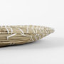 69603 - Mekhi 24.0L x 24.0W x 3.5 Light Brown Seagrass W/White String Round Wall Hanging Plate