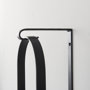 69488 - Kero 5.9L x 6.9W x 24.0H Black Metal Wall Candle Holder