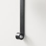 69488 - Kero 5.9L x 6.9W x 24.0H Black Metal Wall Candle Holder