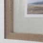 13761 - Icelandic Seascape by Jonathan Klassen Hand Embellished Textured Framed Art Print Matted under Glass