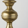 65267 - Capsa 17x29 Antique Gold and Silver Toned Metal Dome Pendant Light 