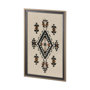 14017 - Creamy Tapestry II by Mercana Studio a Hand Embellished Textured Framed Art Print