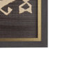 14022 - Brown Tapestry VI by Mercana Studio a Hand Embellished Textured Framed Art Print