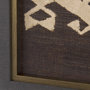 14022 - Brown Tapestry VI by Mercana Studio a Hand Embellished Textured Framed Art Print