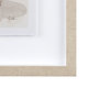 14024 - Boho Flowers I by Mercana Studio a Hand Embellished Textured Framed Art Print Matted under Glass