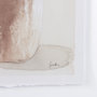 14025 - Boho Flowers II by Mercana Studio a Hand Embellished Textured Framed Art Print Matted under Glass