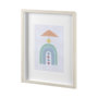 14028 - Pavilion I by Mercana Studio a Hand Embellished Textured Framed Art Print Matted under Glass