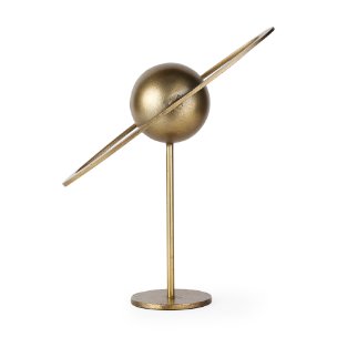 Atlas 15.0L x 7.0W x 16.0H Gold Metal Solar System Ornament