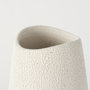 69476 - Salar 5.9L x 5.9W x 14.0H Cream Conical Crackled Ceramic Vase
