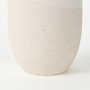 69476 - Salar 5.9L x 5.9W x 14.0H Cream Conical Crackled Ceramic Vase