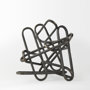 69495 - Henderson 10.4L x 8.3W x 7.7H Black Metal Paperclip Decorative Object