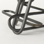 69495 - Henderson 10.4L x 8.3W x 7.7H Black Metal Paperclip Decorative Object