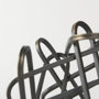 69496 - Henderson 12.2L x 9.1W x 9.1H Black Metal Paperclip Decorative Object