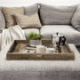 68862 - Carson (Large) 30L x 30W Brown Reclaimed Wood Tray