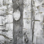 102069-L - Birch Trees by Studio M a Hand Embellished Gallery-Wrapped Canvas Print