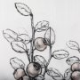 102011-L - Wildberry Collection Hucklberry by Ariana a Hand Embellished Textured Canvas