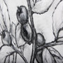 102013-L - Wildberry Collection Blueberry by Ariana a Hand Embellished Textured Canvas