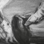 14035 - Sports Collection Football by Mercana Studio Hand Embellished Framed Art Print Matted under Glass