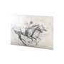 101982-S - Horse Racing I by Mercana Studio a Hand Embellished Textured Canvas