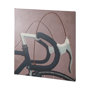 102020-L - Bike Handle Pink by Alarm a Hand Embellished Textured Canvas