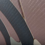 102020-L - Bike Handle Pink by Alarm a Hand Embellished Textured Canvas