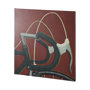 102022-L - Bike Handle Orange by Alarm a Hand Embellished Textured Canvas