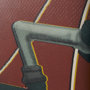 102022-L - Bike Handle Orange by Alarm a Hand Embellished Textured Canvas