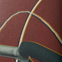 102022-L - Bike Handle Orange by Alarm a Hand Embellished Textured Canvas