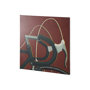 102022-S - Bike Handle Orange by Alarm a Hand Embellished Textured Canvas