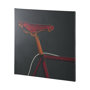 102023-L - Bike Saddle Green by Alarm a Hand Embellished Textured Canvas