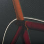 102023-S - Bike Saddle Green by Alarm a Hand Embellished Textured Canvas